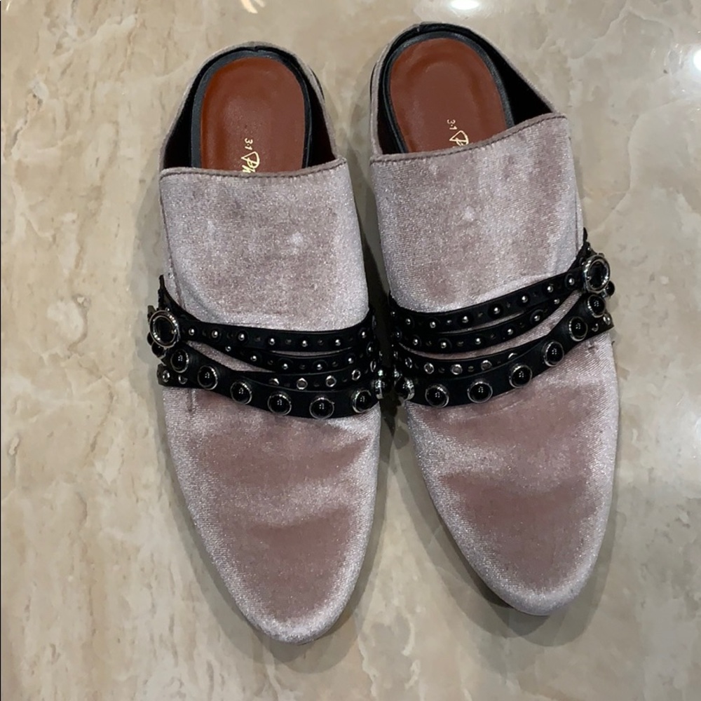 3.1 Phillip Lim pink velvet mules - Picture 5 of 8